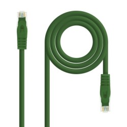 Cable de red latiguillo RJ45 LSZH Cat.6A UTP AWG24  Verde  0.5m
