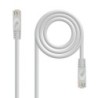 Cable Red Latiguillo RJ45 LSZH CAT.6A UTP AWG24  Gris  25 cm