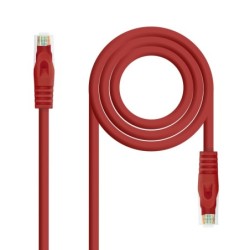 Cable Red Latiguillo RJ45 LSZH CAT.6A UTP AWG24  Rojo  25 cm