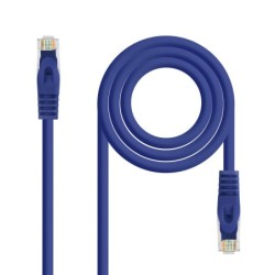 Cable de red latiguillo RJ45 LSZH Cat.6A UTP AWG24  Azul  3.0m