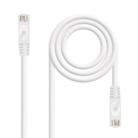 Cable de red latiguillo RJ45 LSZH Cat.6A UTP AWG24  Blanco  3.0m