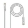 Cable de red latiguillo RJ45 LSZH Cat.6A UTP AWG24  Gris  5.0 m