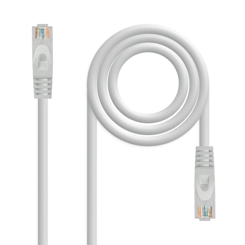 Cable de red latiguillo RJ45 LSZH Cat.6A UTP AWG24  Gris  7.0 m