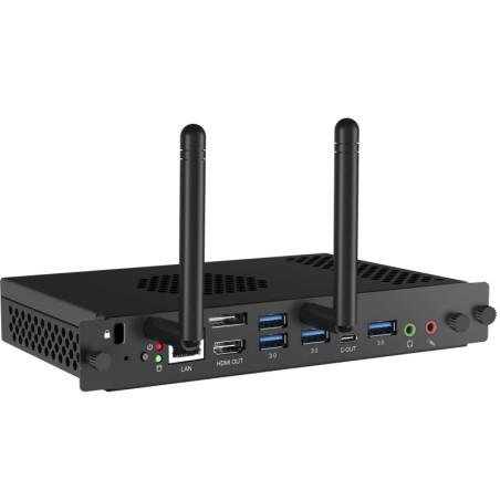 OPC51204BC-1 PCs/estacin de trabajo Intel Core i5 i5-12450H 8 GB DDR4-SDRAM 256 GB SSD Windows 11 IoT Enterprise Mini PC Negro