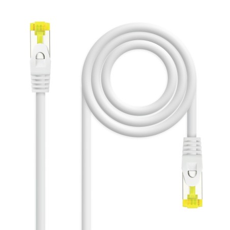 Cable Red Latiguillo RJ45 LSZH CAT.6A SFTP AWG26  Blanco  25 cm