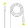 Cable de red latiguillo RJ45 LSZH Cat.6A SFTP AWG26  Blanco  2.0 m