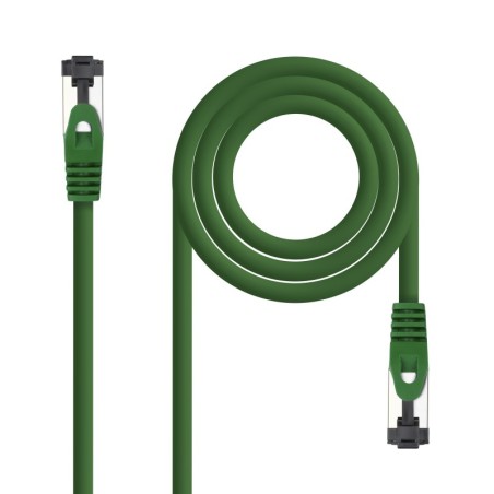 Cable de Red Latiguillo Cat.8.1 2GHz LSZH SSTP AWG26  Verde  25 cm