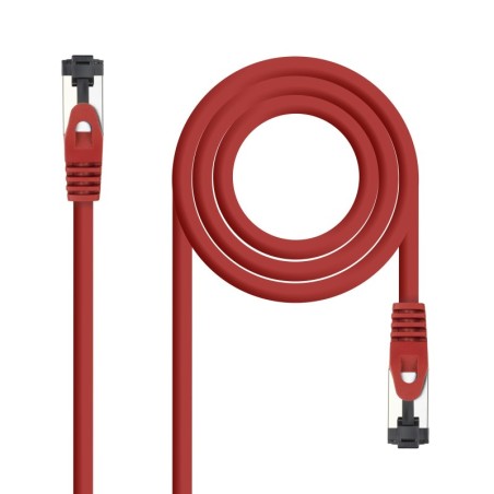 Cable de Red Latiguillo Cat.8.1 2GHz LSZH SSTP AWG26  Rojo  2 m