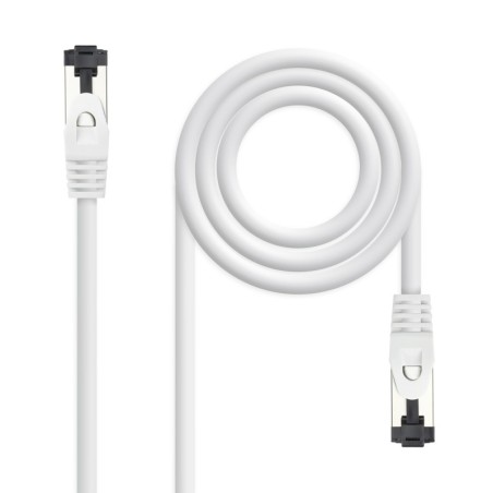 Cable de Red Latiguillo Cat.8.1 2GHz LSZH SSTP AWG26  Blanco  2 m