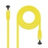 Cable de Red Latiguillo Cat.8.1 2GHz LSZH SSTP AWG26  Amarillo  2 m