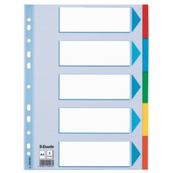 100191 lengeta de ndice Separador en blanco con pestaa Caja de cartn
