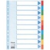 Multicoloured Card Divider Separador en blanco con pestaa Caja de cartn Multicolor