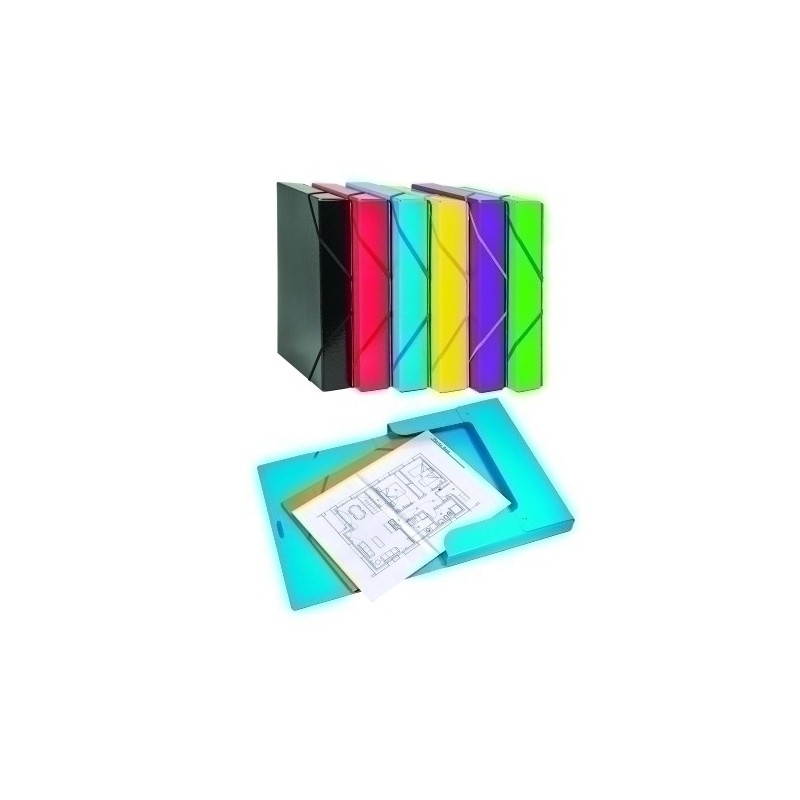 CARP.PROY.CARCH. LUZ A4 MT.GOM. 5 cm SUR - Pack de 6 unidades