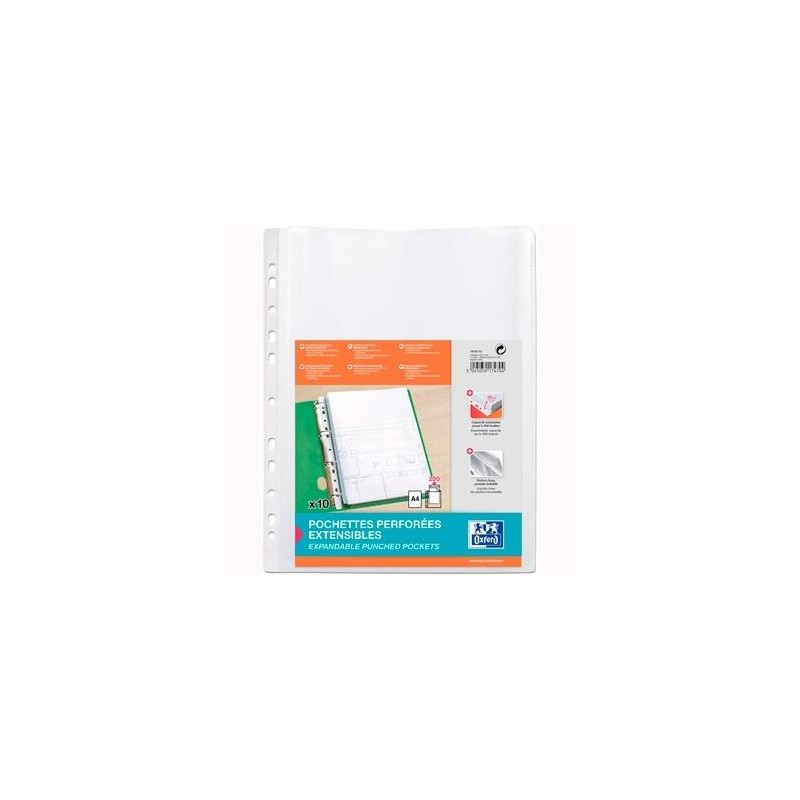 ELBA FUNDA MULTITALADRO 11 PP CRISTAL A4 200 MICRAS GRAN CAPACIDAD EXTRA BLISTER -10U-
