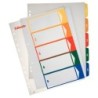 2700 Separador numrico con pestaa Polipropileno (PP) Multicolor