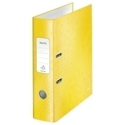 ARCHIVADOR LEITZ WOW A4 180 80mm AMARIL