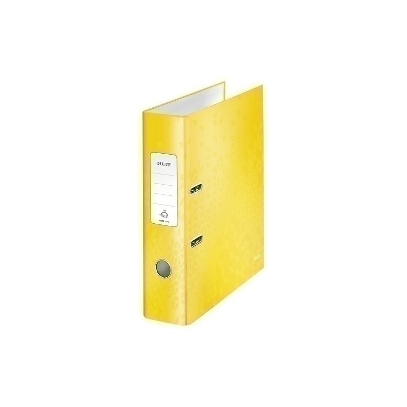ARCHIVADOR LEITZ WOW A4 180 80mm AMARIL