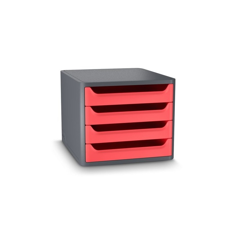 MODULO CEP FIRST 4 CAJONES ROJO AMAPOLA