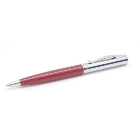 BOLIGRAFO INOXCROM VISTA ROJO BRILLO