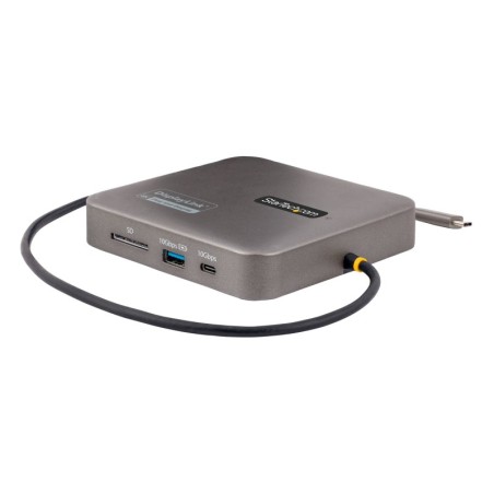 Docking Station USB C - USB Tipo C - HDMI Doble de 4K 60Hz compatible con MacBook Pro (M1/M2/M3/M4) y Windows - Hub Ladrn USB-A/
