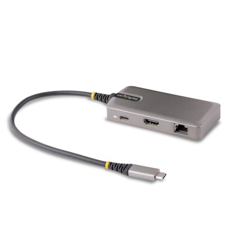 Adaptador Multipuertos USB-C - Docking Station USB Tipo C HDMI 4K60 - Hub Ladrn USB 3.0 de 2 Puertos - Entrega de Alimentacin PD