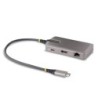 Adaptador Multipuertos USB-C - Docking Station USB Tipo C HDMI 4K60 - Hub Ladrn USB 3.0 de 2 Puertos - Entrega de Alimentacin PD