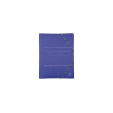 CARPETA CARTON AZUL 500 GR./M2. CUARTO GOMA SOLAPA MARIOLA 1045
