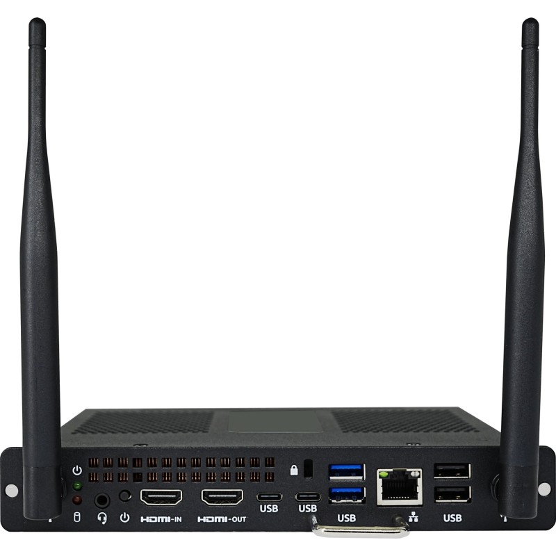 WB5E820W PCs/estacin de trabajo Intel Core Ultra 5 125H 8 GB DDR4-SDRAM 256 GB SSD Windows 11 Pro Slim PC Mini PC Negro