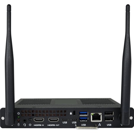 WB5E820W PCs/estacin de trabajo Intel Core Ultra 5 125H 8 GB DDR4-SDRAM 256 GB SSD Windows 11 Pro Slim PC Mini PC Negro