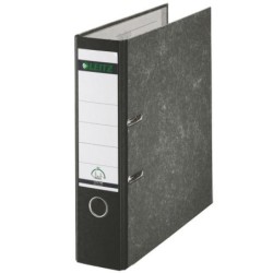 Plastic Lever Arch File A4 80mm 180 carpeta de cartn Negro