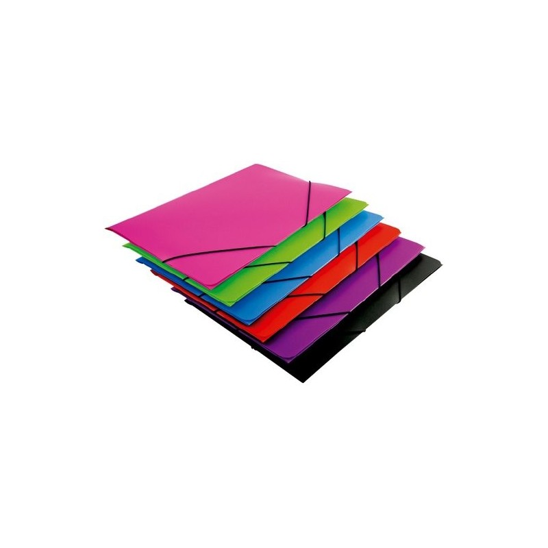 Carpeta de Gomas y Solapas Polipropileno F Color Rojo
