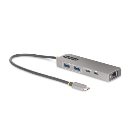 Hub USB-C de 3 Puertos con Red Ethernet de 2 5Gbps y Entrega de Alimentacin PD de 100W de Paso - USB 3.2 10Gbps - Ladrn de 2 Pue