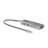 Hub USB-C de 3 Puertos con Red Ethernet de 2 5Gbps y Entrega de Alimentacin PD de 100W de Paso - USB 3.2 10Gbps - Ladrn de 2 Pue