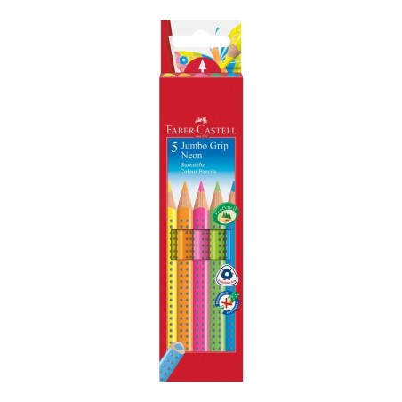 Jumbo GRIP Azul  Verde  Naranja  Rosa  Amarillo 5 pieza(s)