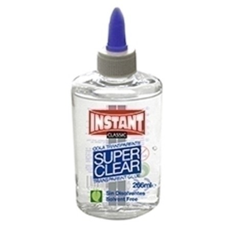 COLA TRANSPARENTE INSTANT SUPERCLEAR 266 - Pack de 6 unidades