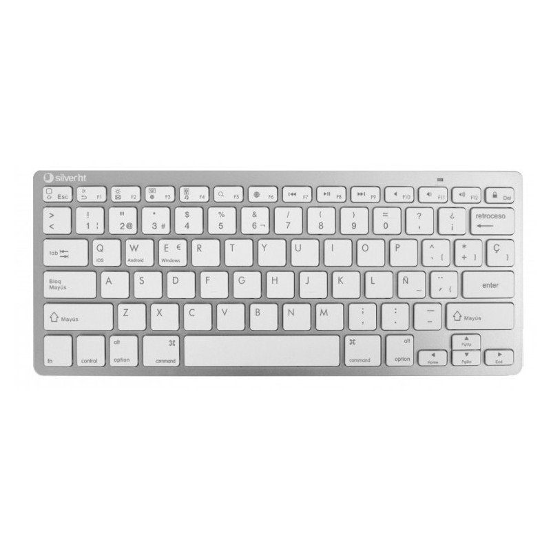 Teclado Inalmbrico Colors Edition - Blanco