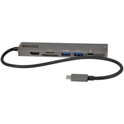 Docking Station USB-C a HDMI 4K60 100W - Adaptador Multipuertos USB Tipo C - Red Ethernet Gigabit - PD 100W - Carga de Porttiles