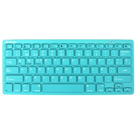 Teclado Wireless Inalmbrico Colors edition Turquesa