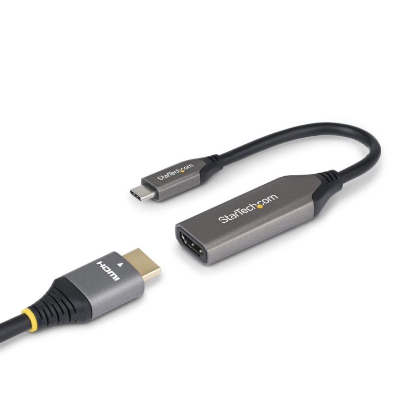 Adaptador USB-C a HDMI - USB Tipo C - 8K60Hz/4K120Hz - Compatible con Thunderbolt/USB4 - Conversor USB C a HDMI 2.1 - HDR10+ - C
