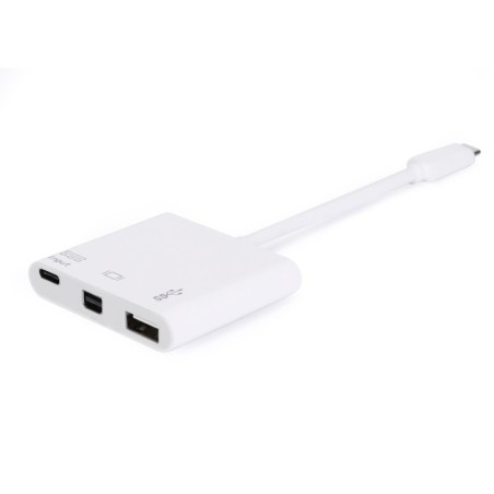 Adaptador USB-C a Mini DisPlayPort  USB-A   USB 60W PD