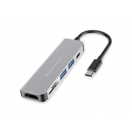 DONN02G base para porttil y replicador de puertos USB 3.2 Gen 1 (3.1 Gen 1) Type-C Aluminio