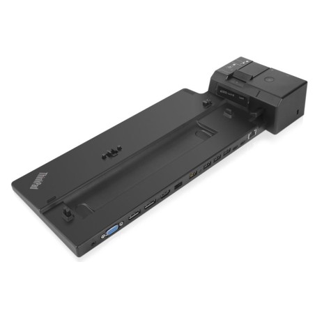 40AJ0135EU base para porttil y replicador de puertos Acoplamiento Negro