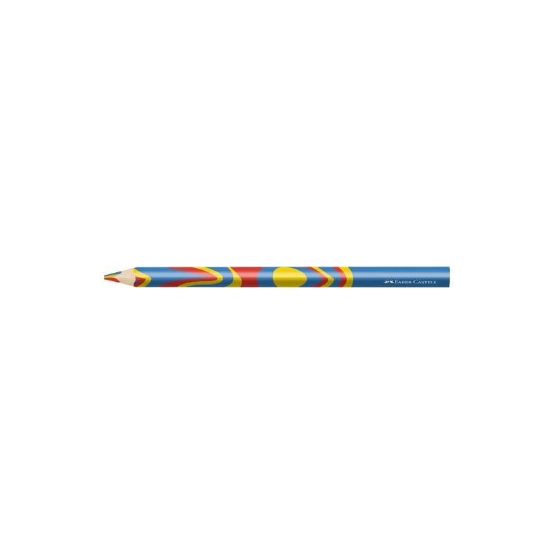LAPICES COLOR FABER JUMBO FANT.MULTICOL. - Pack de 12 unidades