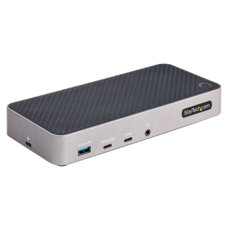 Docking Station USB-C para 3 Monitores - Dock USB Tipo C Triple HDMI/DP de 4K - Hub Ladrn 5x USB - GbE - PD 100W - Replicador de