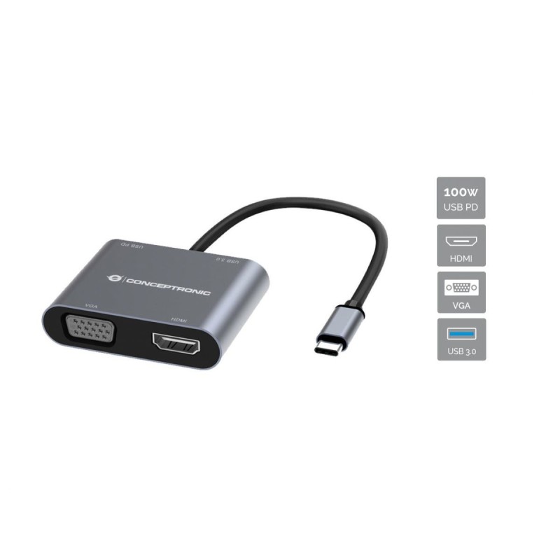 DONN16G Almbrico USB 3.2 Gen 1 (3.1 Gen 1) Type-C Gris