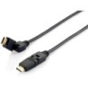 119363 Cable HDMI 2.0 giratorio  3 0 m  conector giratorio  4K/60 Hz