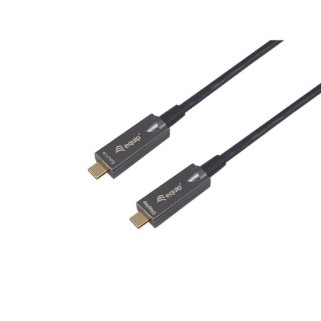 119462 Cable ptico activo USB-C a C  M/M  10m  PD 60W  4K/60Hz  10Gbps  Vdeo+Datos+PD