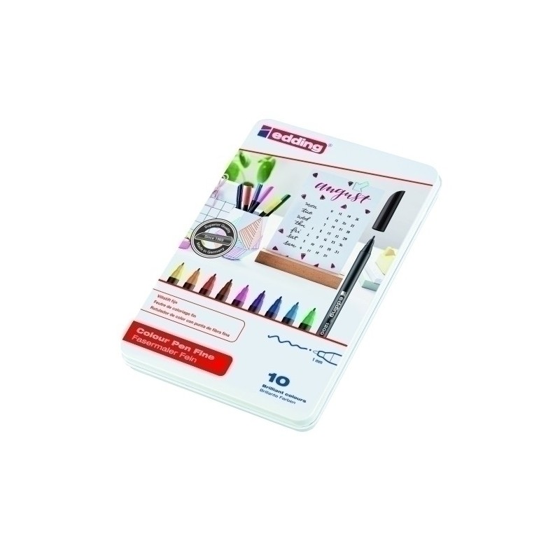 ROTUL.EDDING 1200 CAJA METAL de 10