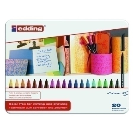 ROTUL.EDDING 1200 CAJA METAL de 20