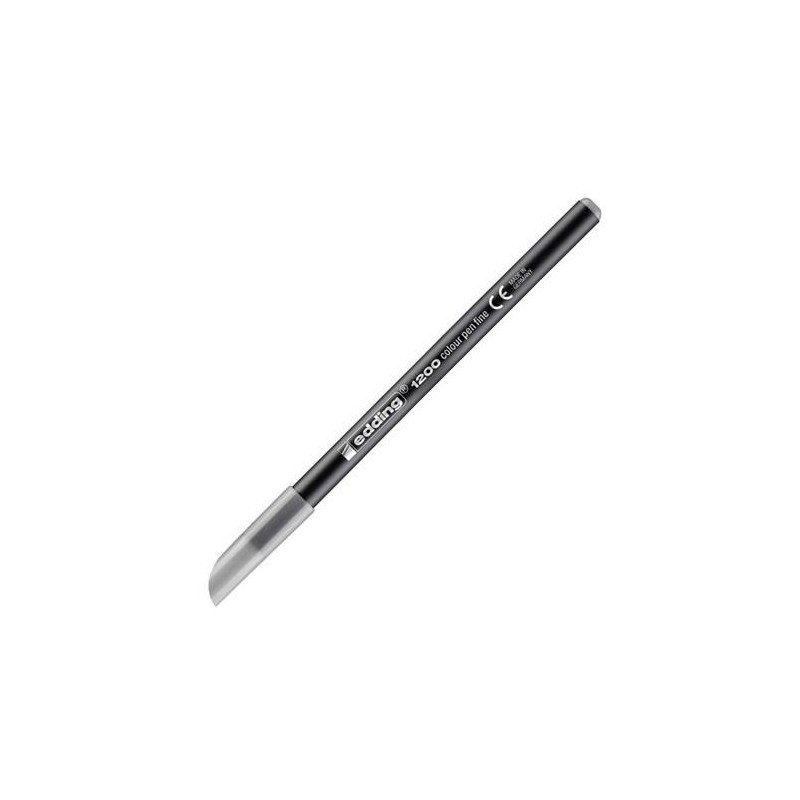 EDDING ROTULADOR PUNTA DE FIBRA 1200 PASTEL GRIS PLATA -10UD-